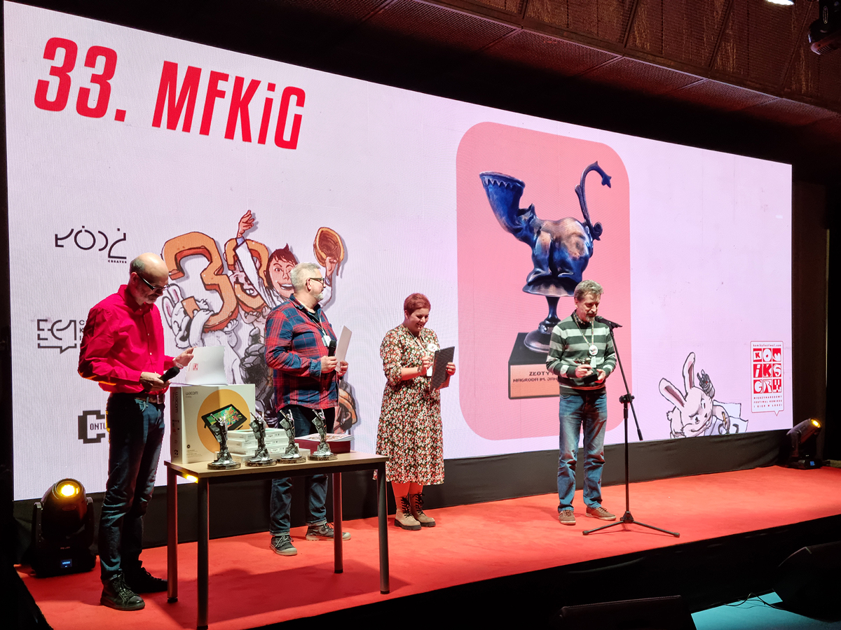 Fundacja Kreska z główną nagrodą  33.Międzynarodowego Festiwalu Komiksu i Gier w Łodzi. Co tam się nie działo!